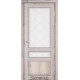 Двери Корфад CL-05 Дуб нордик, стекло сатин белый+М1