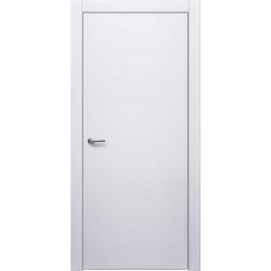 Двери Нордика 101 ПГ - Белая эмаль